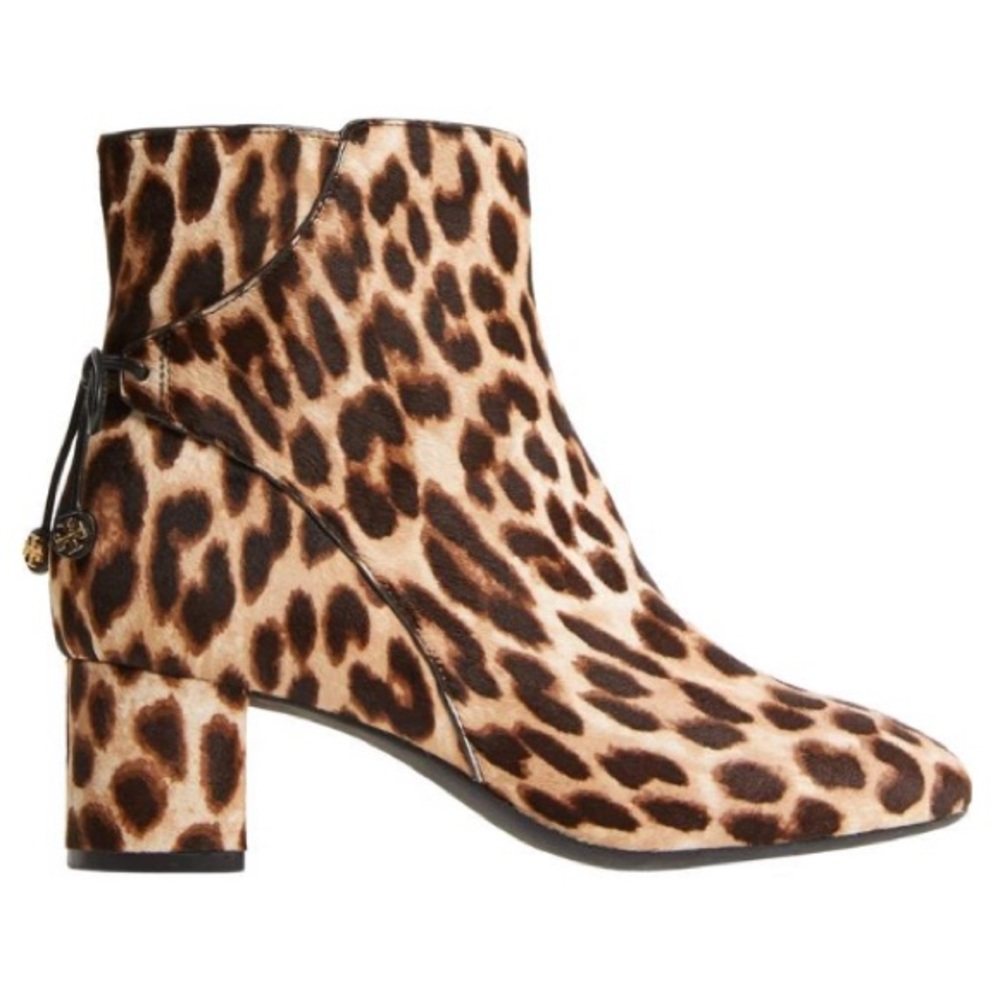 Tory Burch Laila calf hair leopard print bootie - Picture 6 of 7